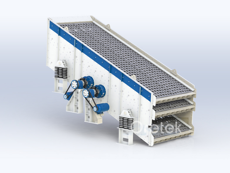 Круглый вибрационный грохот серии YZS