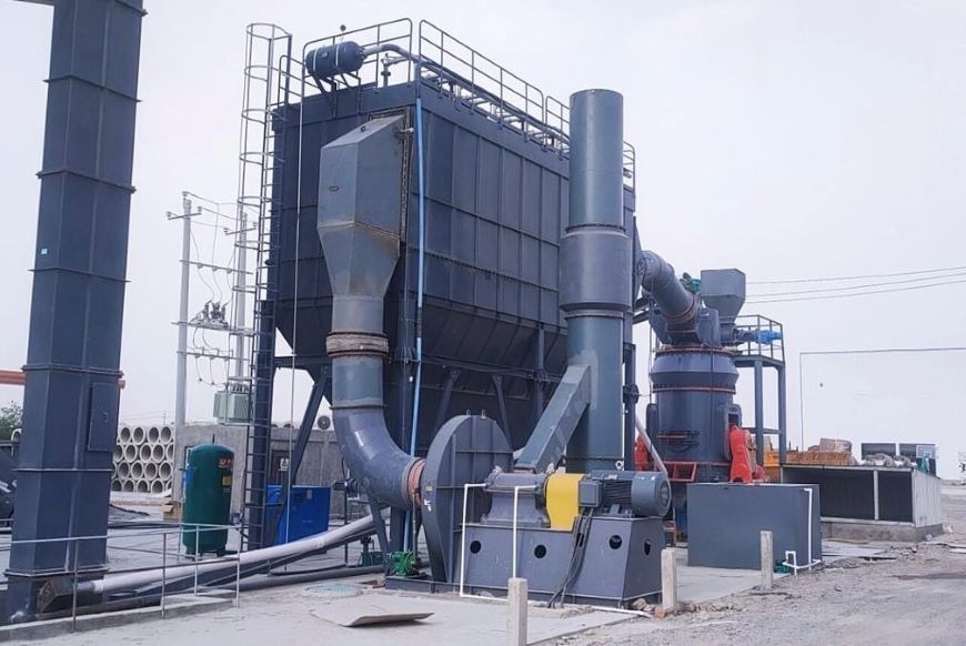 Производственная линия по измельчению барита в ОАЭ